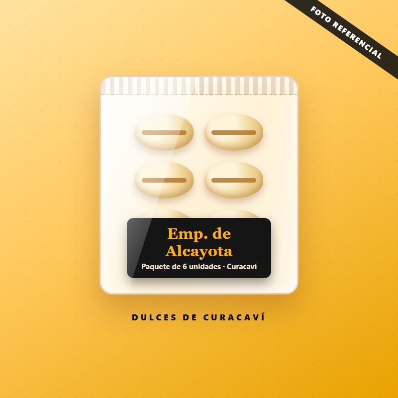 Paquete de Empanadita de Alcayota de Curacaví
